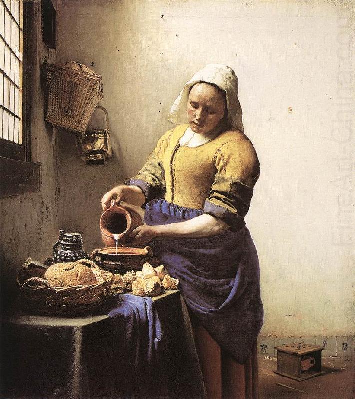 Jan Vermeer The Milkmaid china oil painting image